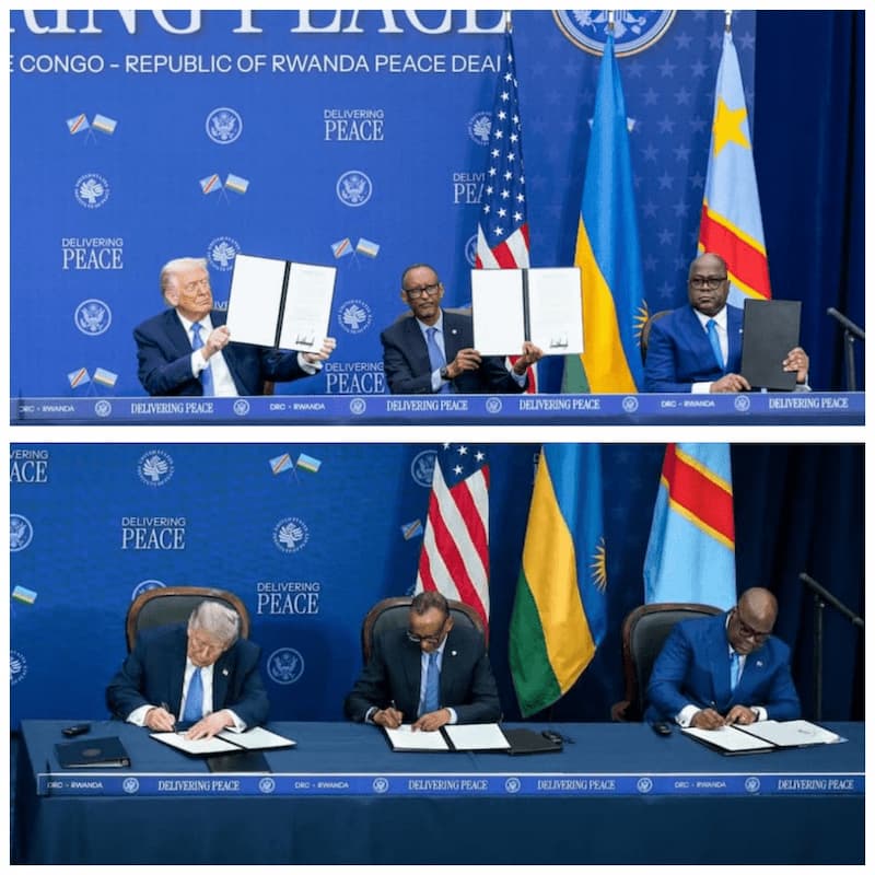 SIGNATURE ACCORD DE PAIX RWANDA RDC 1